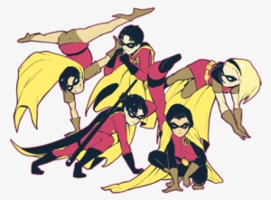 Dick Grayson Jason Todd Damian Wayne Tim Drake Stephanie - Batman #3191468