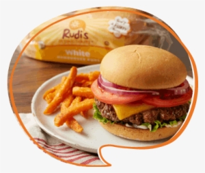 Rudi's Organic Wheat Hamburger Buns #3191541