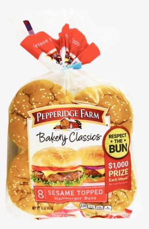 Pepperidge Farm Hamburger Buns, Sesame Topped - Pepperidge Farm #3191634