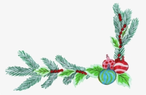 Christmas Corner Decorations Png - Portable Network Graphics #3191654