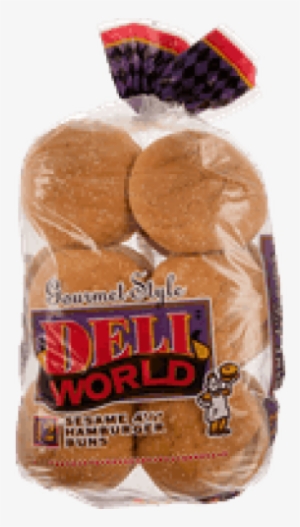 Hamburger Buns Sesame Deli World 12 Pack - Hamburger #3191657