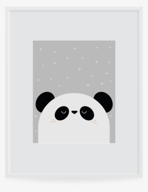 Panda Bear Art Print - Cartoon #3191938