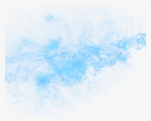 Ftestickers Mist Smoke Fog Blue - Efeito Fumaça Azul Png #3193261