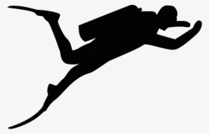 Scuba Diving Juniors Establish Handyman Service - Scuba Diver Silhouette #3193839