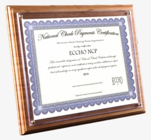 Certificate Frame Clear With Certificate - Picture Frame #3193866