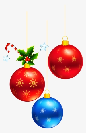Hanging Christmas Ornament Png Transparent Download - Christmas Balls Clipart Transparent #3194662