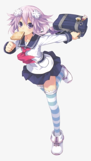Neptune Schoolgirl Render By Jessymoonn-dafs2av - Cyberdimension Neptunia Neptune Fanart #3195534