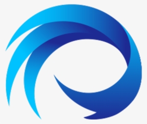 Blue Feather - Circle #3195649