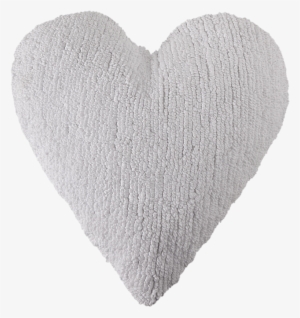 White Heart Pillow - Lorena Canals Heart Cushion In White #3195870