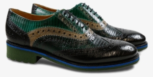 Amelie 10 Guana Black Forest Mint Green Green Rook - Slip-on Shoe #3195938