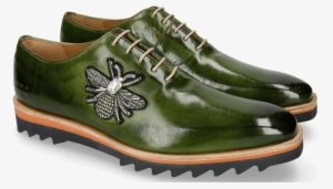 Oxford Shoes Jeff 26 Ultra Green Patch Bee Stone - Melvin & Hamilton Jeff Laceups Ultra Men's, #3196379