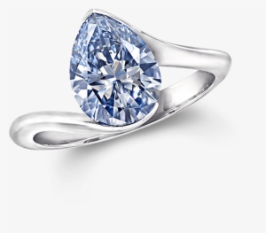 Pear Shape Blue Diamond Ring, - Pear Shaped Diamond Ring #3196539 Pear Shape Blue Diamond Ring, - Pear Shaped Diamond Ring #3196539