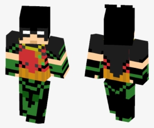 Red Robin - Rebirth - Tim Drake - Male Minecraft Skins - Kirito #3196784