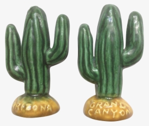 Vintage Saguaro Cactus Southwestern Ceramic Salt And - Arizona #3196856