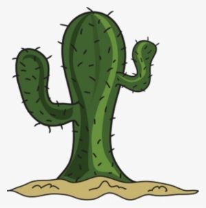 Saguaro Cactus Png Free Download - Cartoon Cactus #3197137