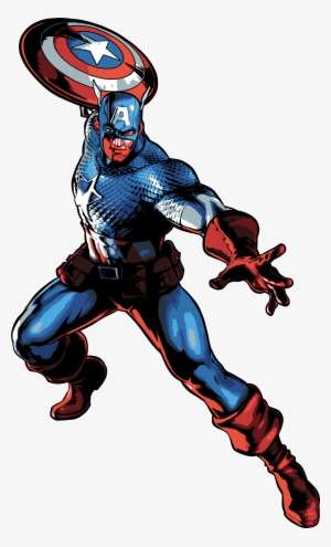 Captain America Cartoon Png Clip Art Imageu200b Gallery - Captain America Marvel Vs Capcom #3197309