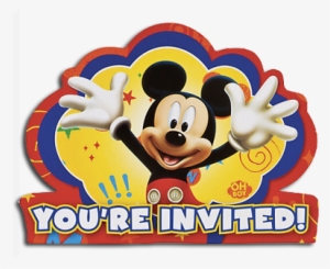 Mickey Mouse Party Invitations - Mickey Save The Date #3197932