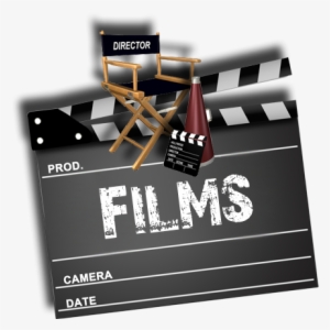 Films Clapboard Director Chair - Film Director Chair Png #3198083