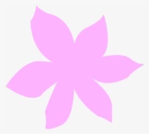 Pink Card Stock - Pink Flower Shape Transparent #3198407