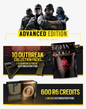 Get The New Tom Clancy's Rainbow Six® Siege Advanced - Tom Clancy's Rainbow Six: Siege - Game Console #3198542