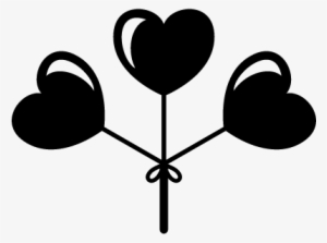 Three Tied Hearts Balloons Vector - Programs Icon #3198761