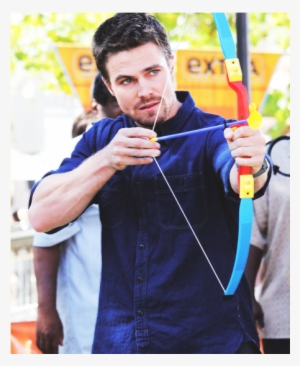 Stephen Amell, How So Hot - Green Arrow Shooting An Arrow #3198866