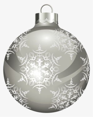 Novogodnie Igrushki Christmas Labels, Christmas Scrapbook, - Silver Christmas Ball Png #3199042