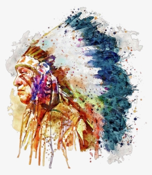 Bleed Area May Not Be Visible - Native American Face Art #320039