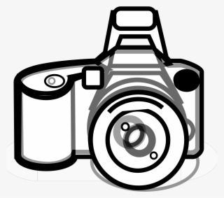 Vector Transparent Download Free Download Clip Art - Camera Picture Black And White #320427