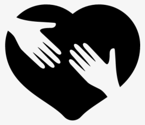 Shaking Hands Inside A Heart Vector - Sla Quebec #320664