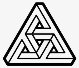 Image Result For Penrose Triangle - Triple Impossible Triangle - Free ...