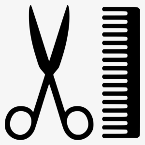 Comb And Scissors Png Clipart Comb Hairdresser Barber - Scissor Barbershop Png Icon #321228