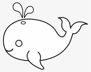 Whale Clip Art Black And White - Blue Things To Draw #321272