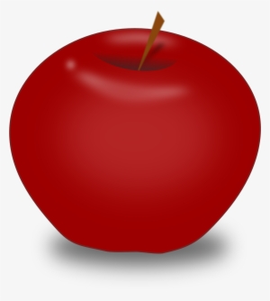 Apple Png Images Free Download, Apple Png Clip Black - Red Apple Design #321335