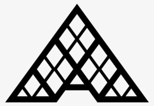 Louvre Pyramid Icon - Louvre Pyramid Vector #321419