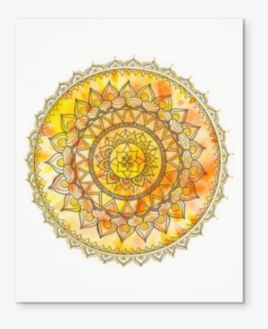 Sunset Mandala Canvas Wall Art 8 X - Portable Network Graphics #321706