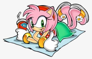 Sa 2 Amy Rose Beach - Amy Rose Sonic Adventure Art #322172
