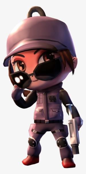 Svg Library Chibi Transparent Rainbow Six Siege - Ash Chibi Rainbow Six #322212