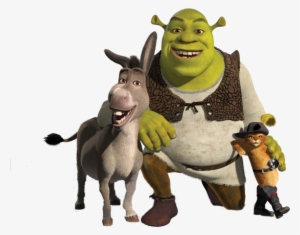 Shrek Donkey And Puss In Boots - Free Transparent PNG Download - PNGkey