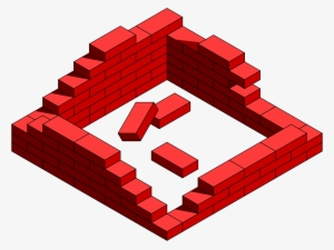 This Free Icons Png Design Of Brick Frame Destroyed #322373