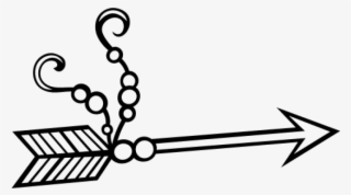 Bow And Arrow Outlines #322422