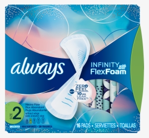 Always Infinity Size 2 Super Pads Non-wings, Unscented - Always Infinity Pads #322663