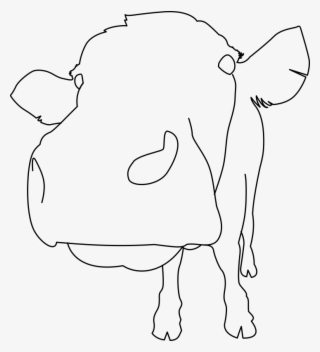 /m/02csf Drawing Cattle Line Art Cartoon - Drawing #323165