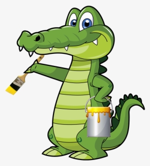 Bradenton Residential Painter & Bradenton Commercial - Transparent Background Alligator Clipart #323373