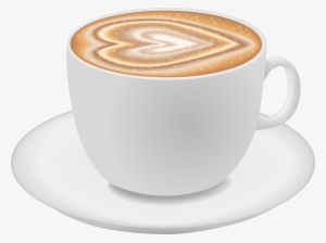 Coffee With Heart Png Clip Art Image - Cup Of Latte Png #323557