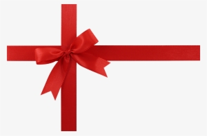 Clip Art Red Christmas Red Gift Ribbon Png Image - Combo Offer S Powerbank #323640