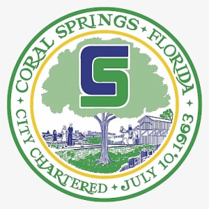 Seal Of Coral Springs, Florida - Coral Springs City Seal #323779