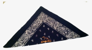Black Bandana With Orange Logo - Dungeondigs Vintage Navy Bandana Ascot #324530