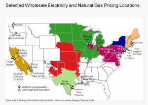 Selected Wholesale Electricity And Natural Gas Pricing - Us Oil Basins #324778
