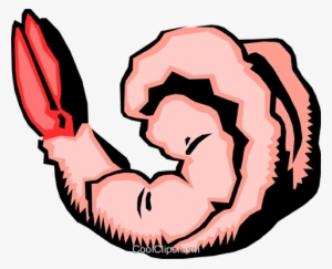 Shrimp Royalty Free Vector Clip Art Illustration Food0169 - Shrimp Clip Art #324991